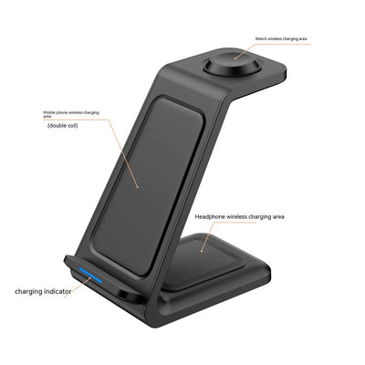 Three-in-one Wireless Charger Fast Charging Desktop Vertical My Store